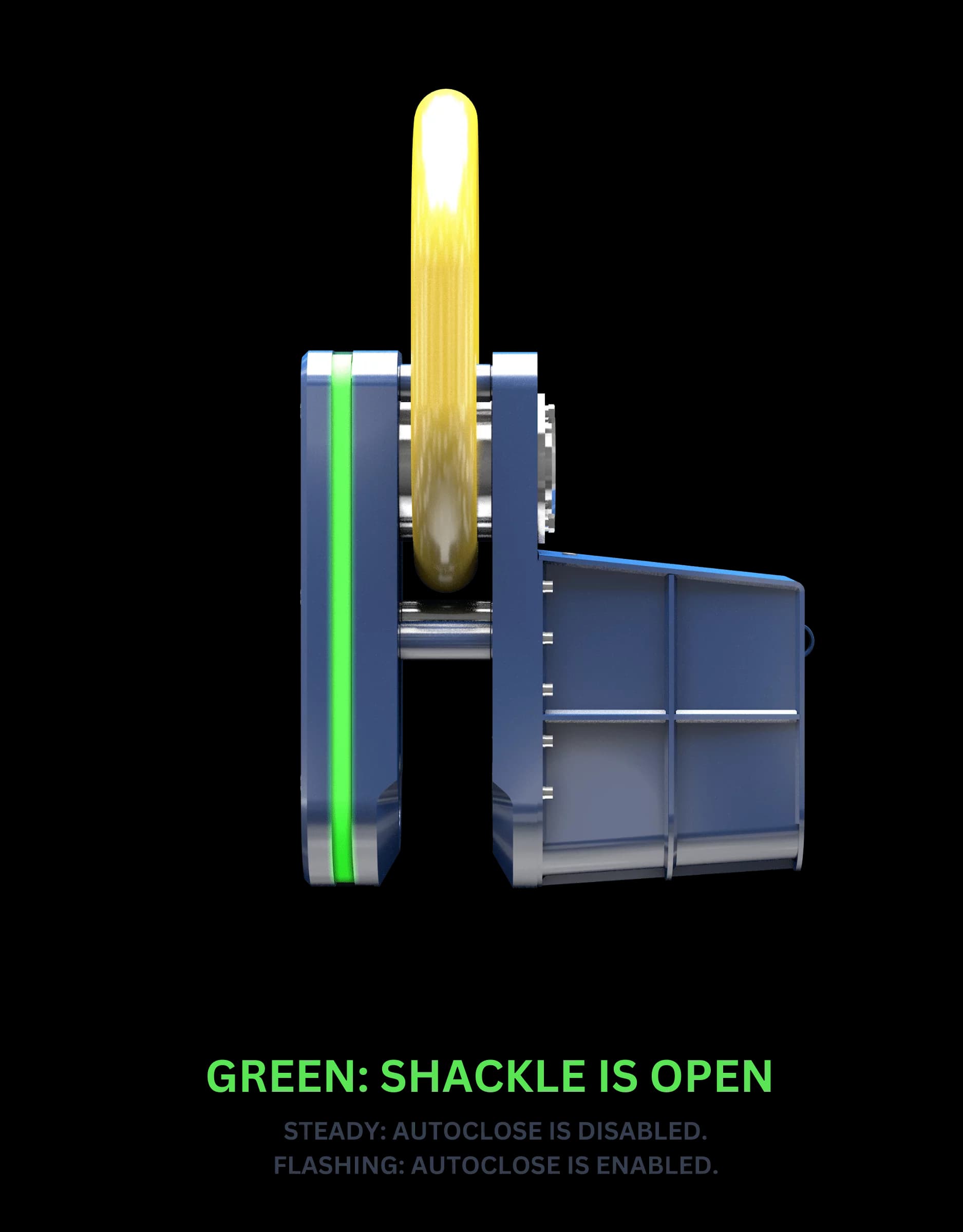 Elebia S40 Monitoring LEDs Shackle Open